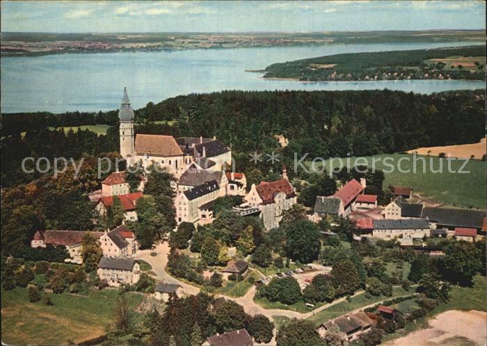 Andechs Kloster am Ammersee Fliegeraufnahme