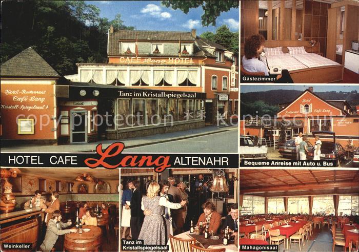 Altenahr Hotel Cafe Lang Restaurant Weinkeller Tanz