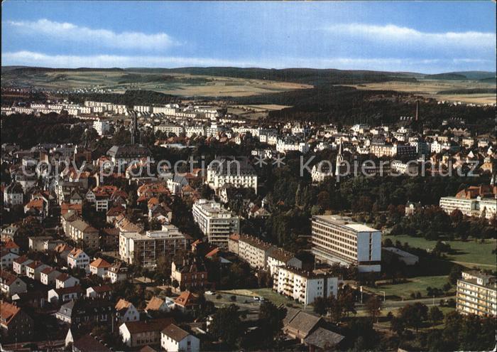Bad Nauheim Teilansicht Hessisches Staatsbad Fliegeraufnahme