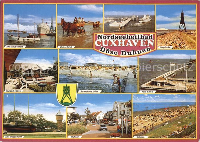 Cuxhaven Nordseebad Steubenhoeft Wattenfahrt Faehre Kugelbake Doese Kurpark Stra