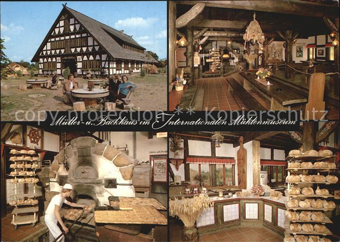 Gifhorn Internationales Muehlenmuseum Mueller- und Backhaus