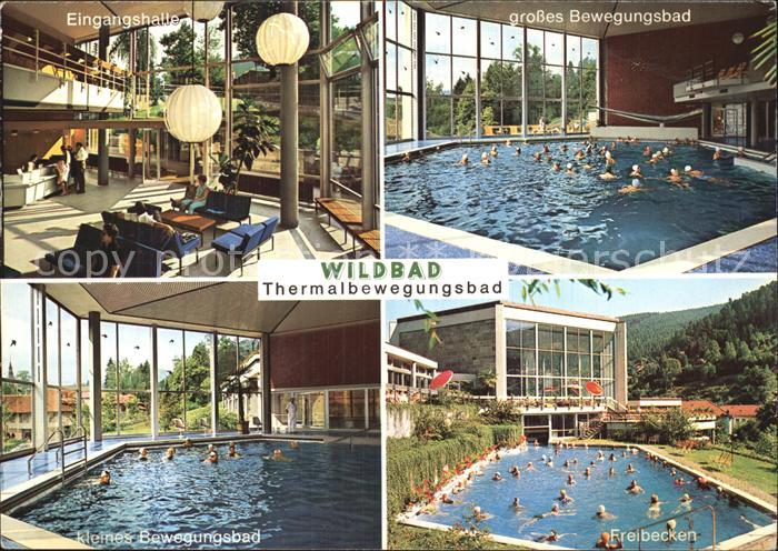Wildbad Schwarzwald Thermal Hallenbewegungsbad Freibad