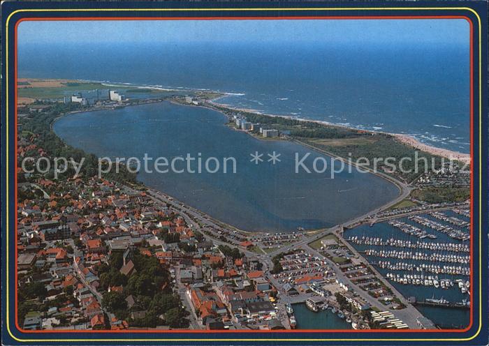 Heiligenhafen Ostseebad an der Vogelfluglinie Fliegeraufnahme