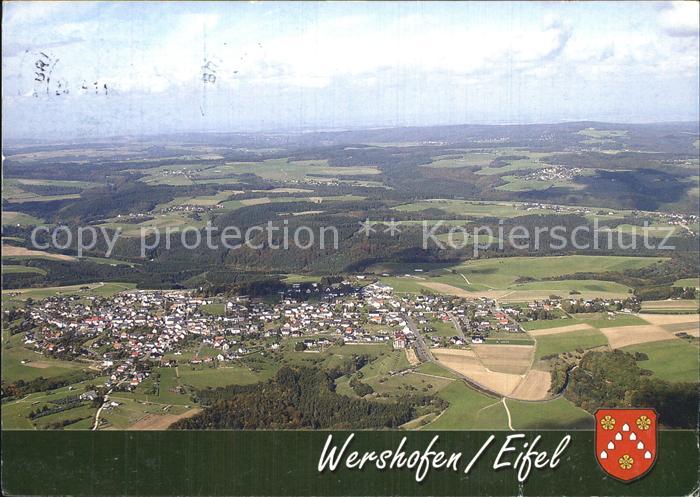 Wershofen Panorama Eifel Fliegeraufnahme