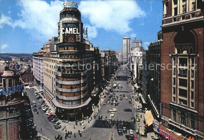 Madrid Spain Edificio de El Capitol y Avda de Jose Antonio