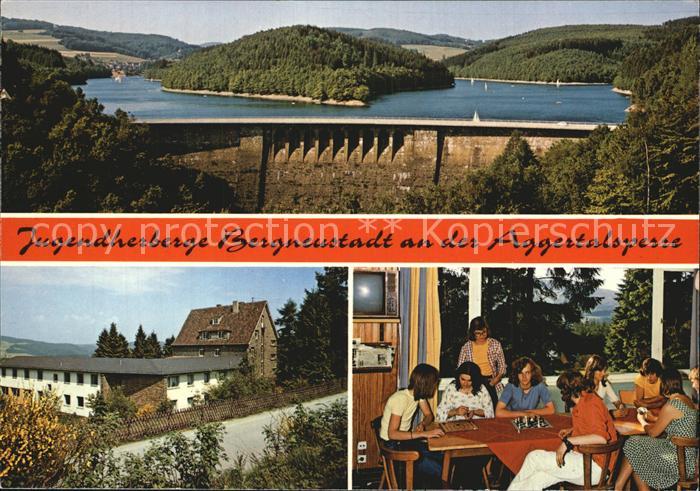 Bergneustadt Jugendherberge an der Aggertalsperre Cornely Karte Nr 12.808