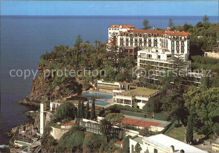 Funchal Hotel Reids Tennis Swimming Pool Meerblick