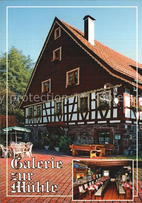 Gruental Freudenstadt Gasthaus Galerie zur Muehle