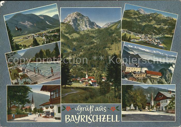 Bayrischzell Hoehenluftkurort und Umgebung mit Wendelstein Bayerische Alpen