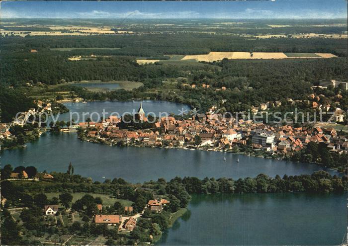 Moelln Lauenburg Kneipp Luftkurort Naturpark Lauenburgische Seen Fliegeraufnahme