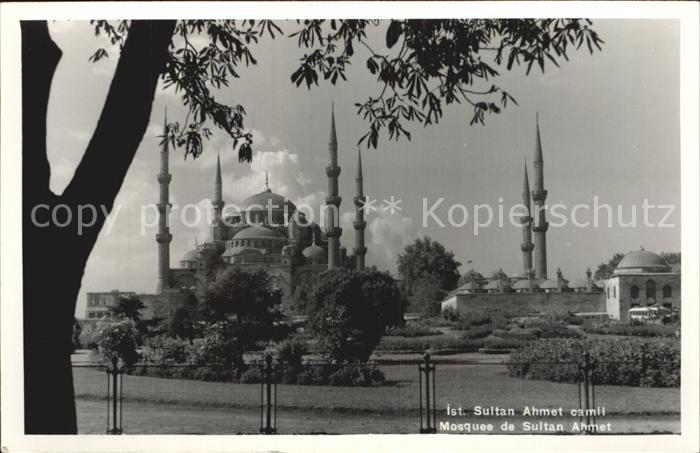 Istanbul Constantinopel Mosquee de Sultan Ahmet