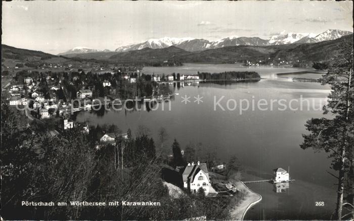 Poertschach Woerthersee mit Karawanken
