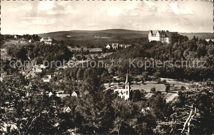 Niedernhausen Odenwald mit Schloss