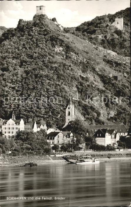 Bornhofen Kamp mit Feindliche Brueder