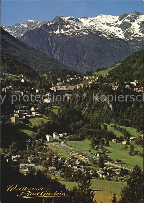 Bad Gastein Fliegeraufnahme an Tauernbahn Radhausberg Bad-Bruck