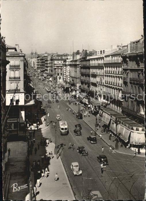 Marseille Bouches-du-Rhone La Canebiere