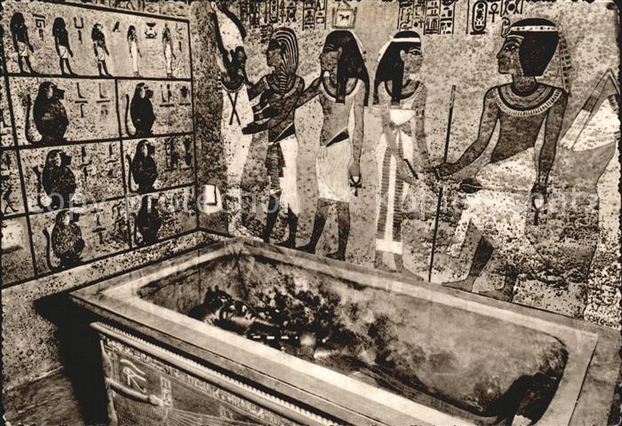 Thebes Aegypten Burial Chamber in Tut Ank Amons Tomb