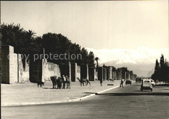 Marrakech Marrakesch Avenue des Remparts et Atlas