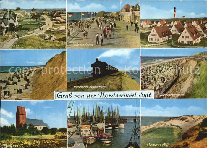 SYLT Insel Schleswig-Holstein Rantum Westerland Hoernum Wenningstedt Hindenburg