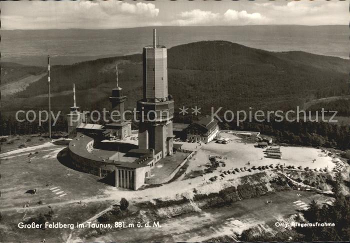 Feldberg Taunus Fliegeraufnahme Sendetuerme