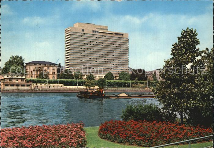 Frankfurt Main Mainpartie mit Hotel Intercontinental