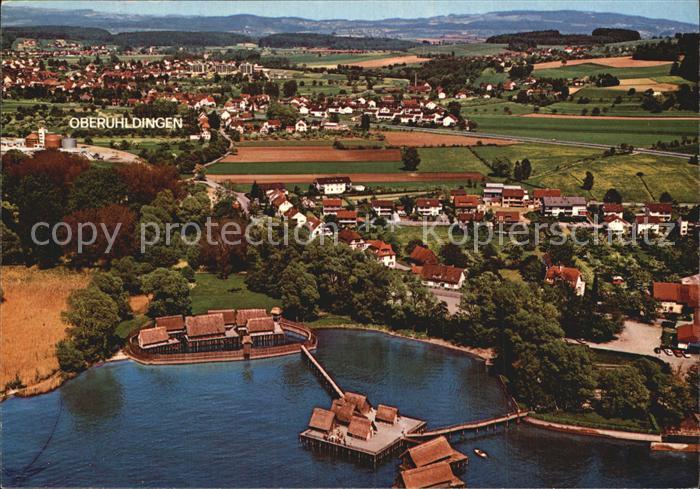 Unteruhldingen Fliegeraufnahme Pfahlbauten
