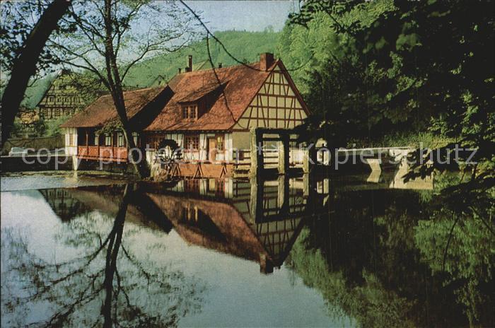 Blaubeuren Blautopf mit Hammerschmiede