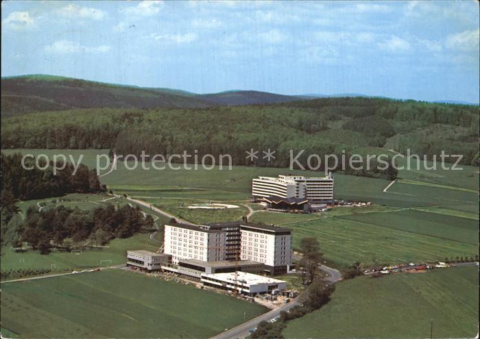 Zwesten Bad Wildungen Fliegeraufnahme Haldtwaldklinik