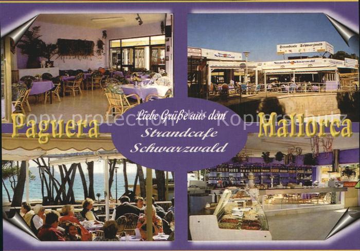 Paguera Mallorca Islas Baleares StrandCafe Schwarzwald