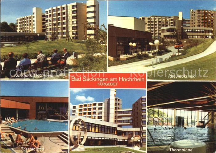 Bad Saeckingen Kurgebiet Rheumaklinik Kurklinik Hochrhein Thermalbad