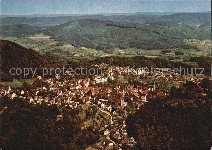 Lindenfels Odenwald Fliegeraufnahme Perle des Odenwaldes