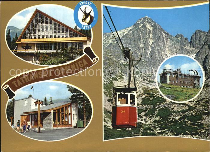 Vysoke Tatry Tatranska Lomnica Seilbahn