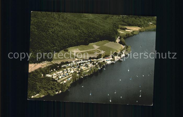 Scheid Hessen Halbinsel Edersee Zeltplatz Bettenhagen Fliegeraufnahme