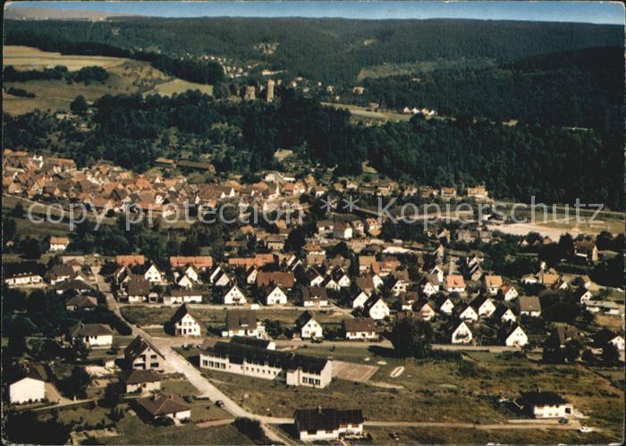 Helmarshausen am Reinhardswald 1000jaehrige Stadt im Diemeltal Fliegeraufnahme
