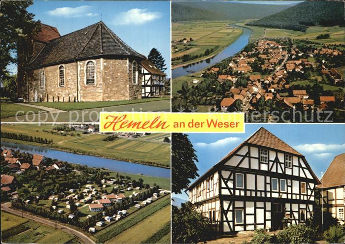 Hemeln Panorama Oberweserbergland Kirche Fachwerkhaus
