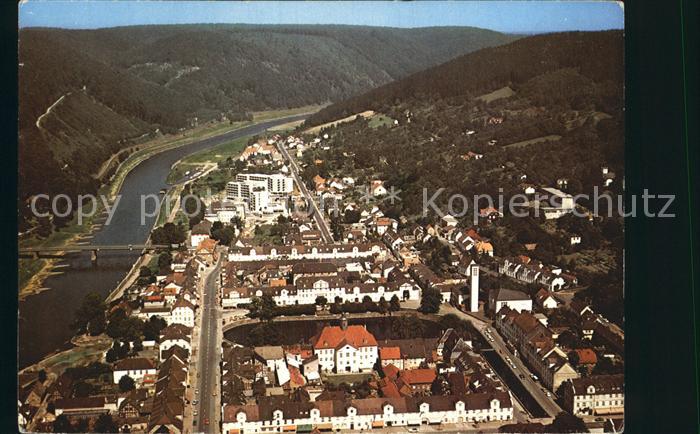 Bad Karlshafen Solbad an der Weser Fliegeraufnahme