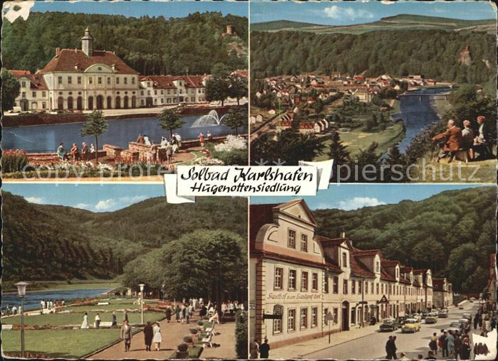 Bad Karlshafen Solbad an der Weser Promenade Kurhaus Oberweserbergland