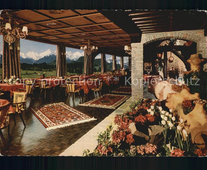 Sonthofen Oberallgaeu Sonnenalp Berggaststaette Alpenblick