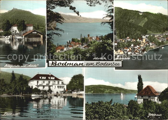 Bodman-Ludwigshafen Anlegestelle Bodensee Seehaus Grethaus