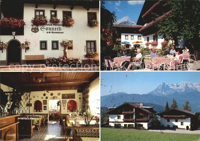 Werfenweng Gasthof Pension Sonneck Terrasse Alpenblick