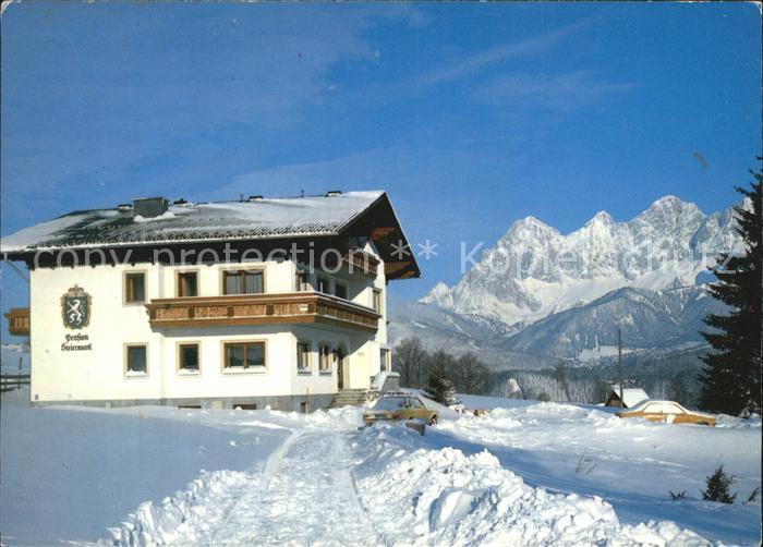Schladming Obersteiermark Pension Steiermark Winterpanorama Alpen