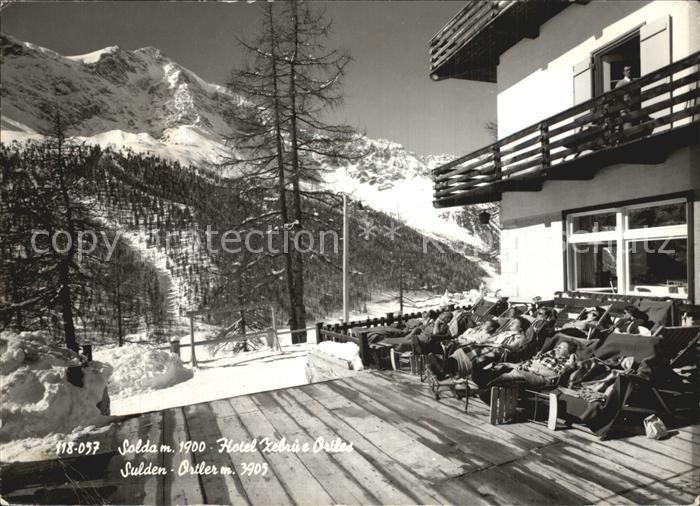 Sulden Solda Hotel Zebru e Ortles Berghotel Alpen