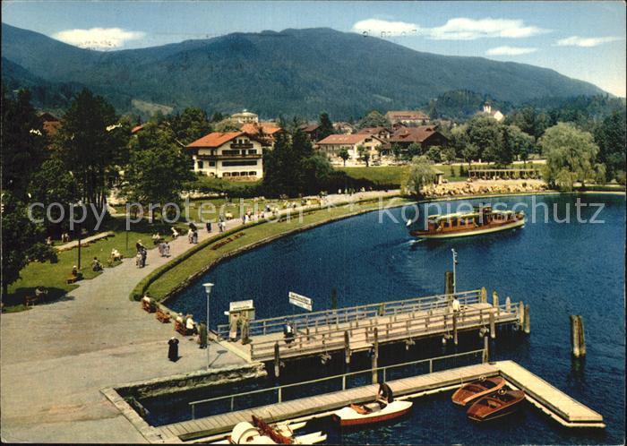 Bad Wiessee Promenade Bootsanleger Ausflugsdampfer