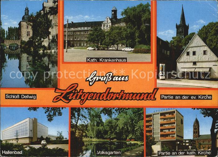 Luetgendortmund Schloss Dellwig Krankenhaus Kirche Volksgarten Hallenbad