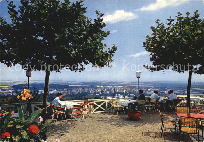 Bad Nauheim Panorama Blick vom Johannisberg Restaurant Terrasse
