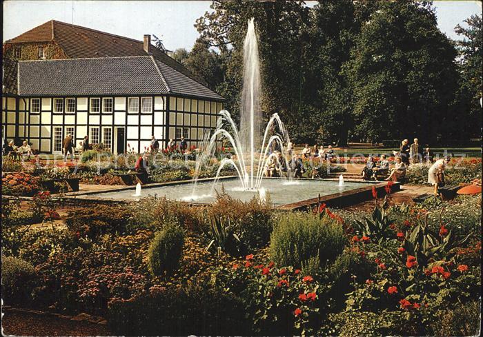 Bad Driburg Springbrunnen im Kurpark
