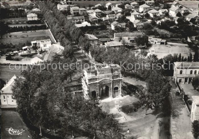 Orange Vaucluse Arc de Triomphe vue aerienne