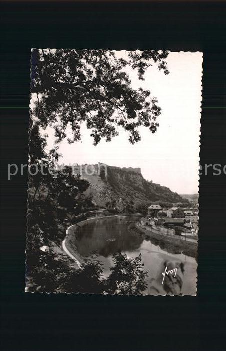 Besancon Doubs Le Doubs les pres de Vaux et la Citadelle