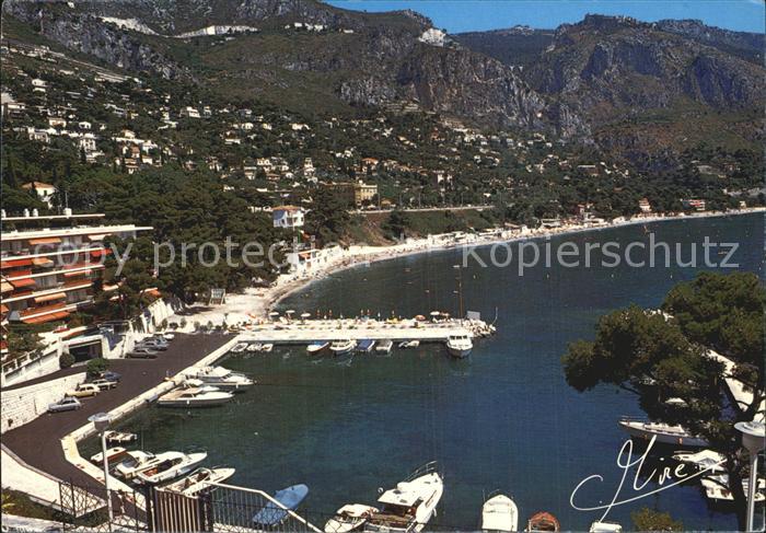 Eze-sur-Mer Vue sur le Silva Maris et la plage