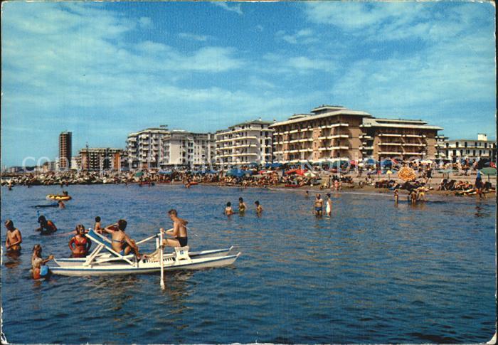 Lido di Jesolo La spiaggia Strand Tretboot